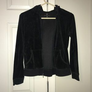 Black Velour Tracksuit